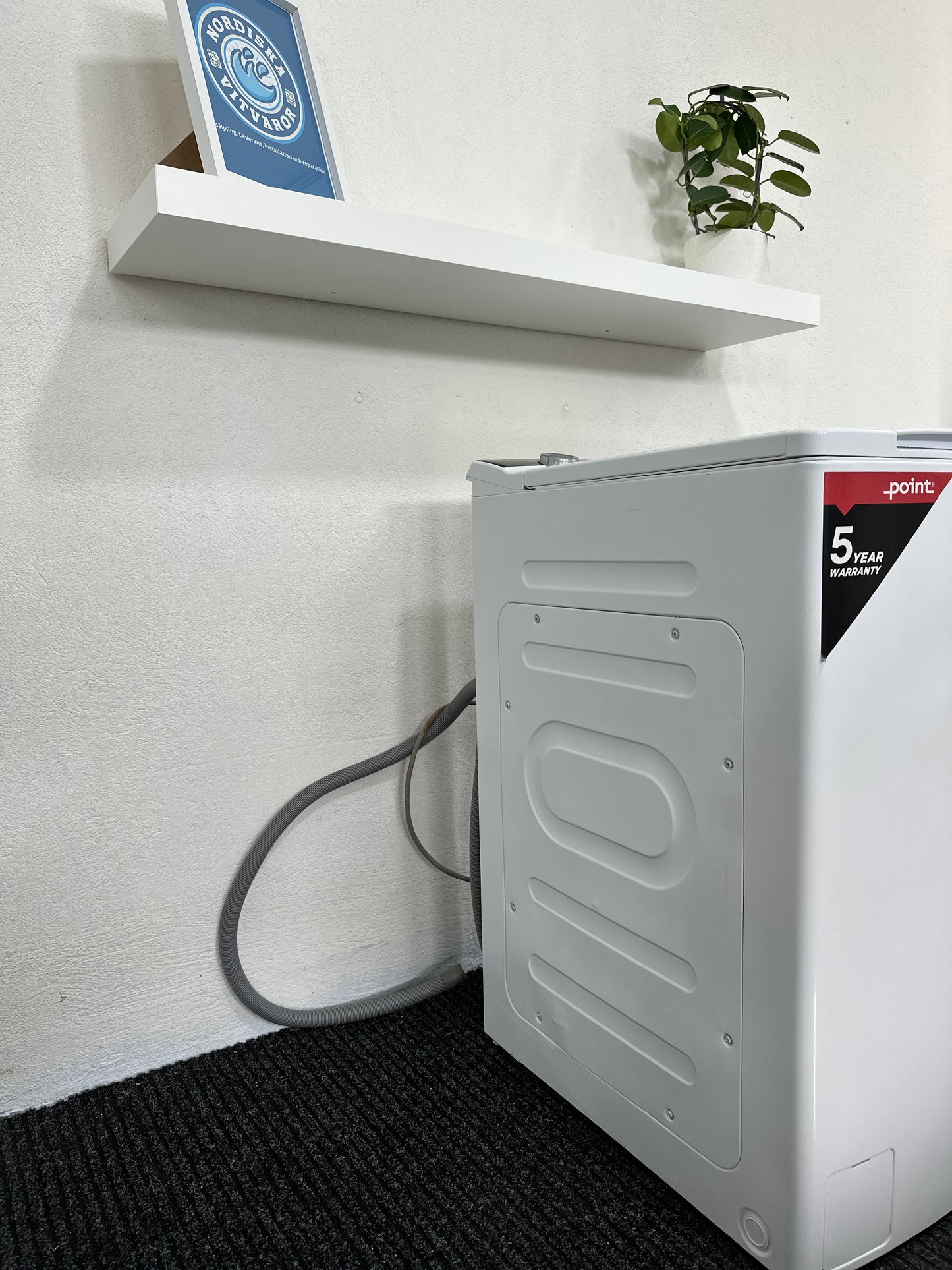 Point PTL550 – Toppmatad Tvättmaskin med smart kapacitet och kompakt design!