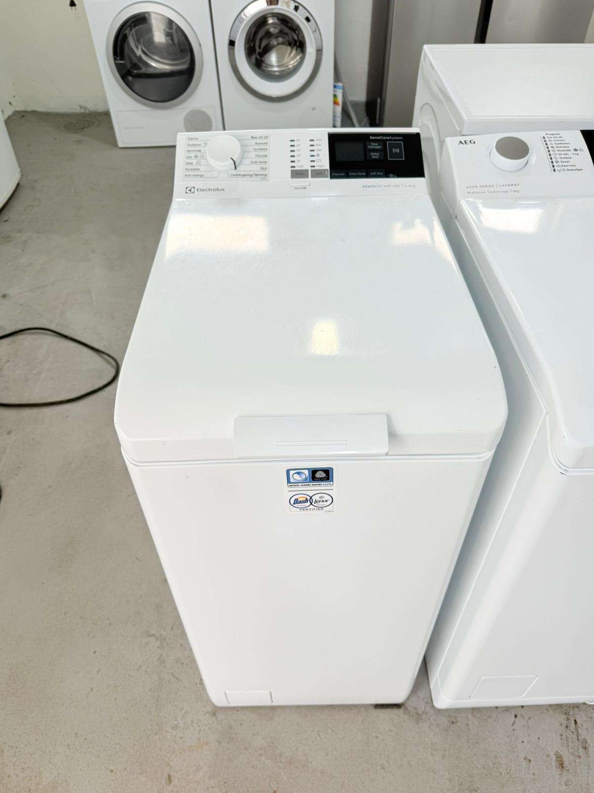 Electrolux tvättmaskin toppmatat