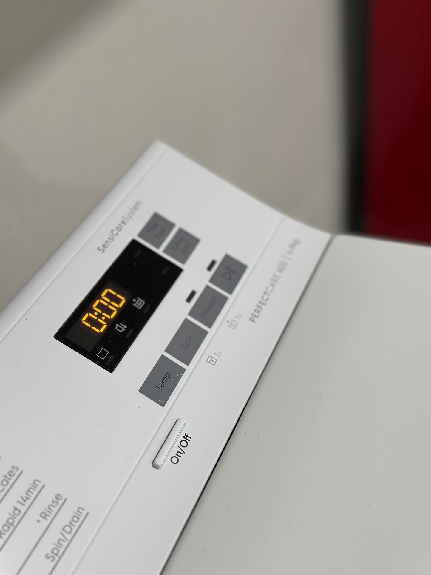 Electrolux toppmatad tvättmaskin