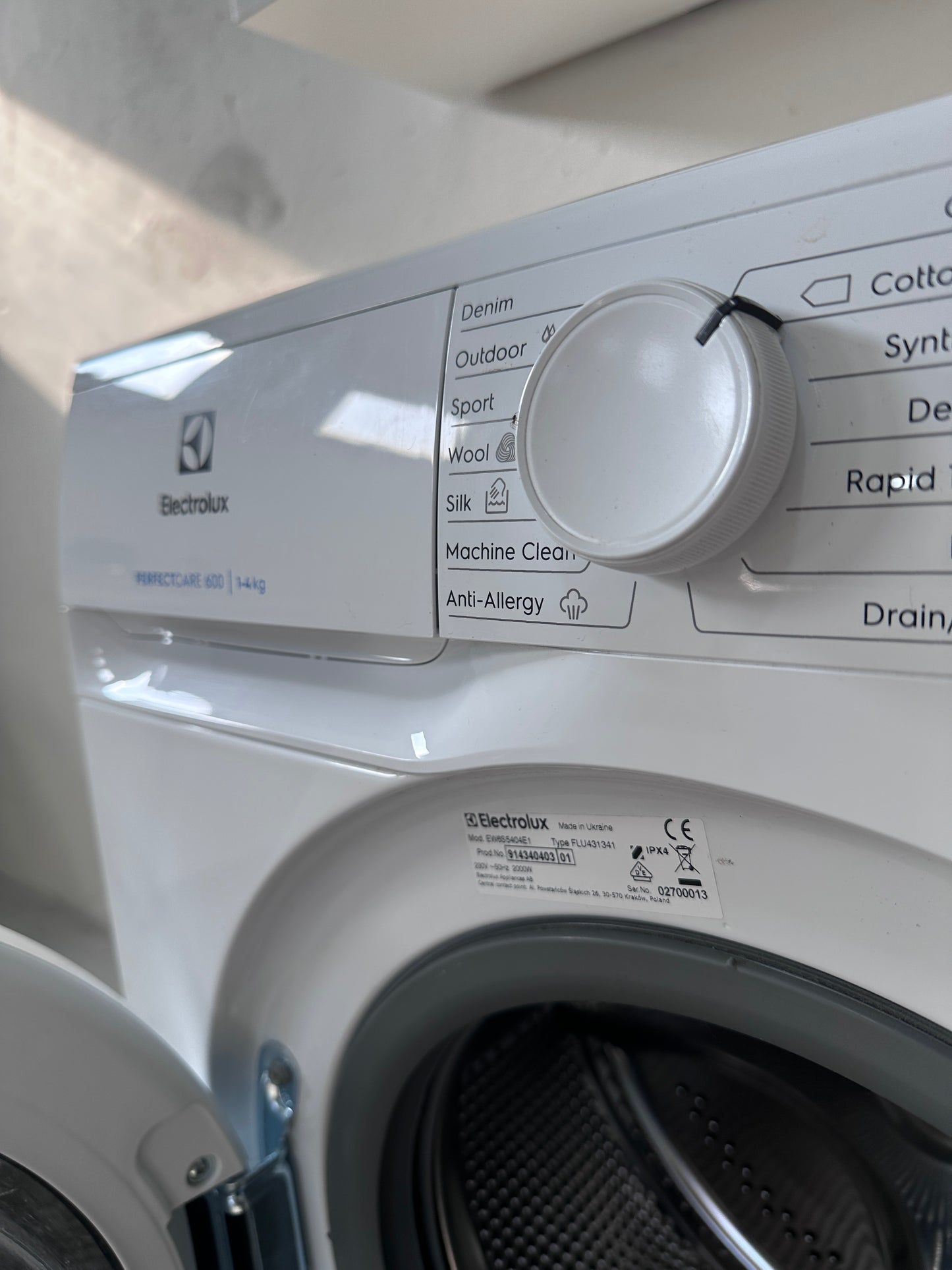 Electrolux EW6S5404E1 Slimline Tvättmaskin – Kompakt & Energismart!