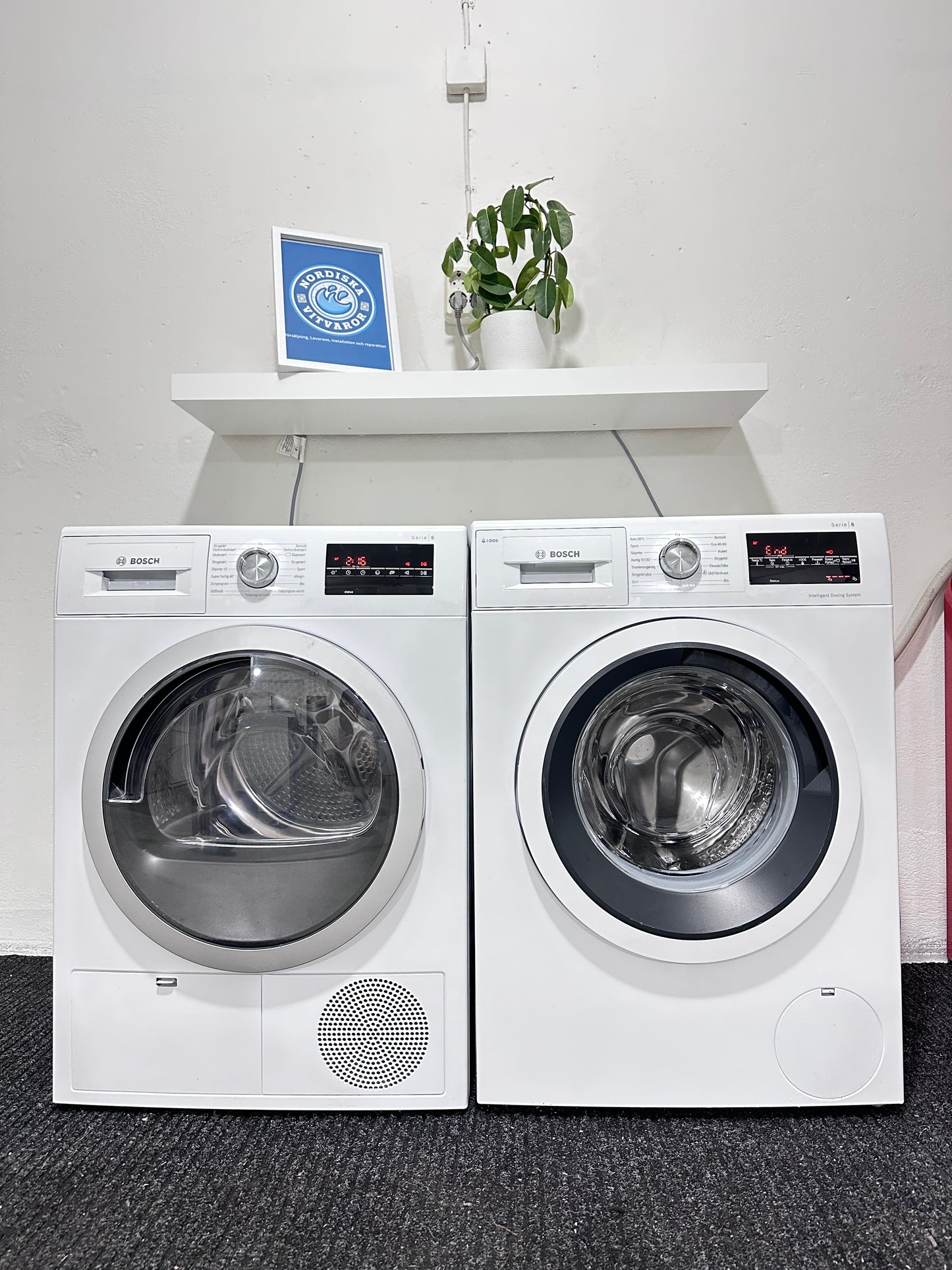 Bosch serie 6 tvättmaskin och torktumlare