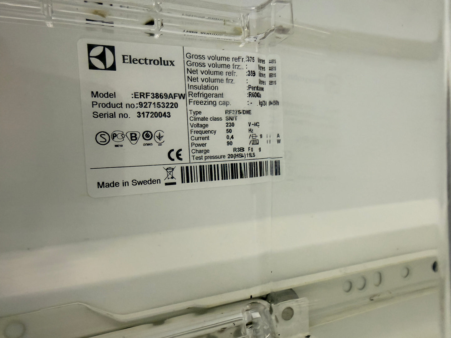 Electrolux kul och frys