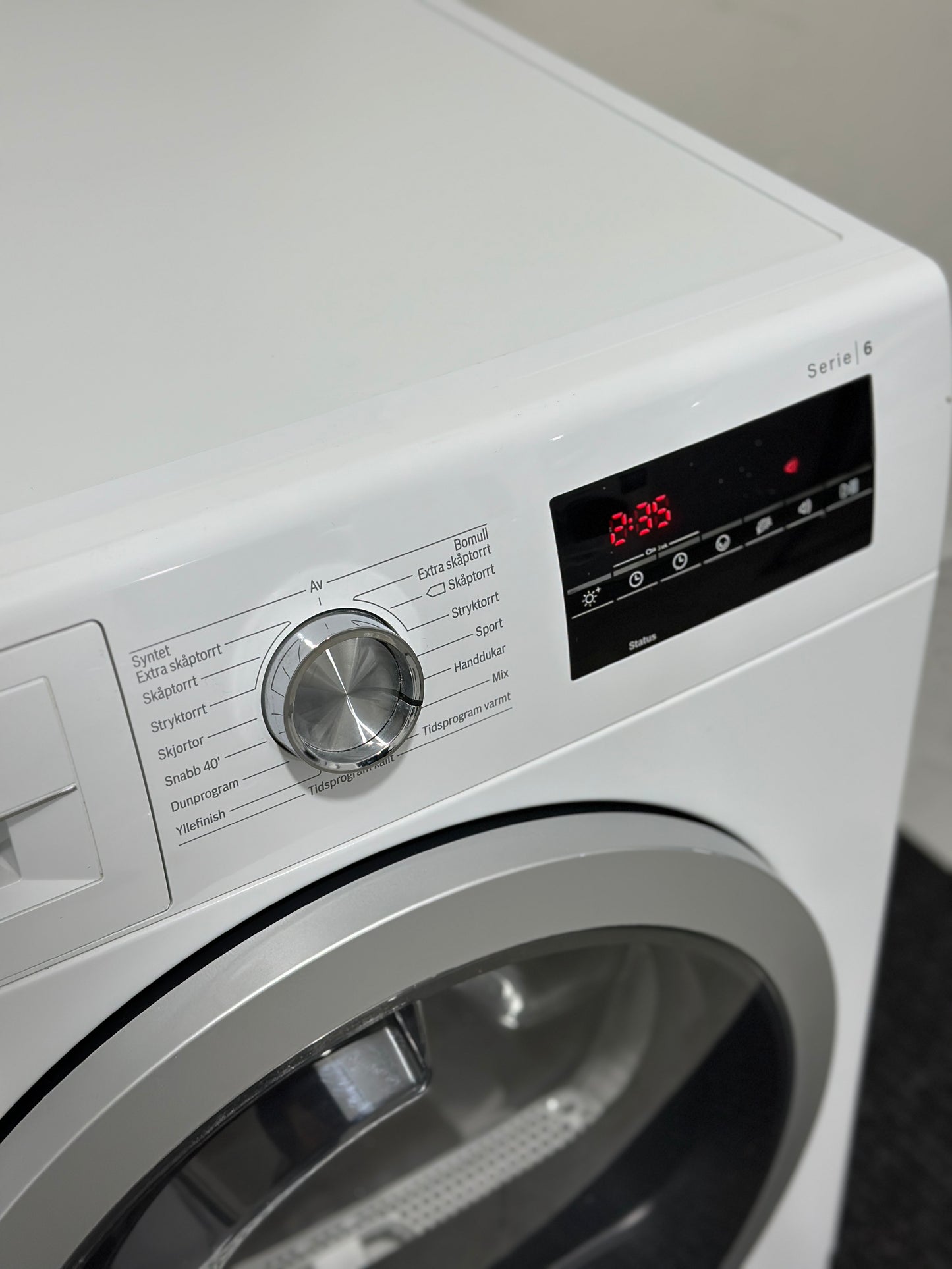 Bosch S8 tvättmaskin och S6 torktumlare