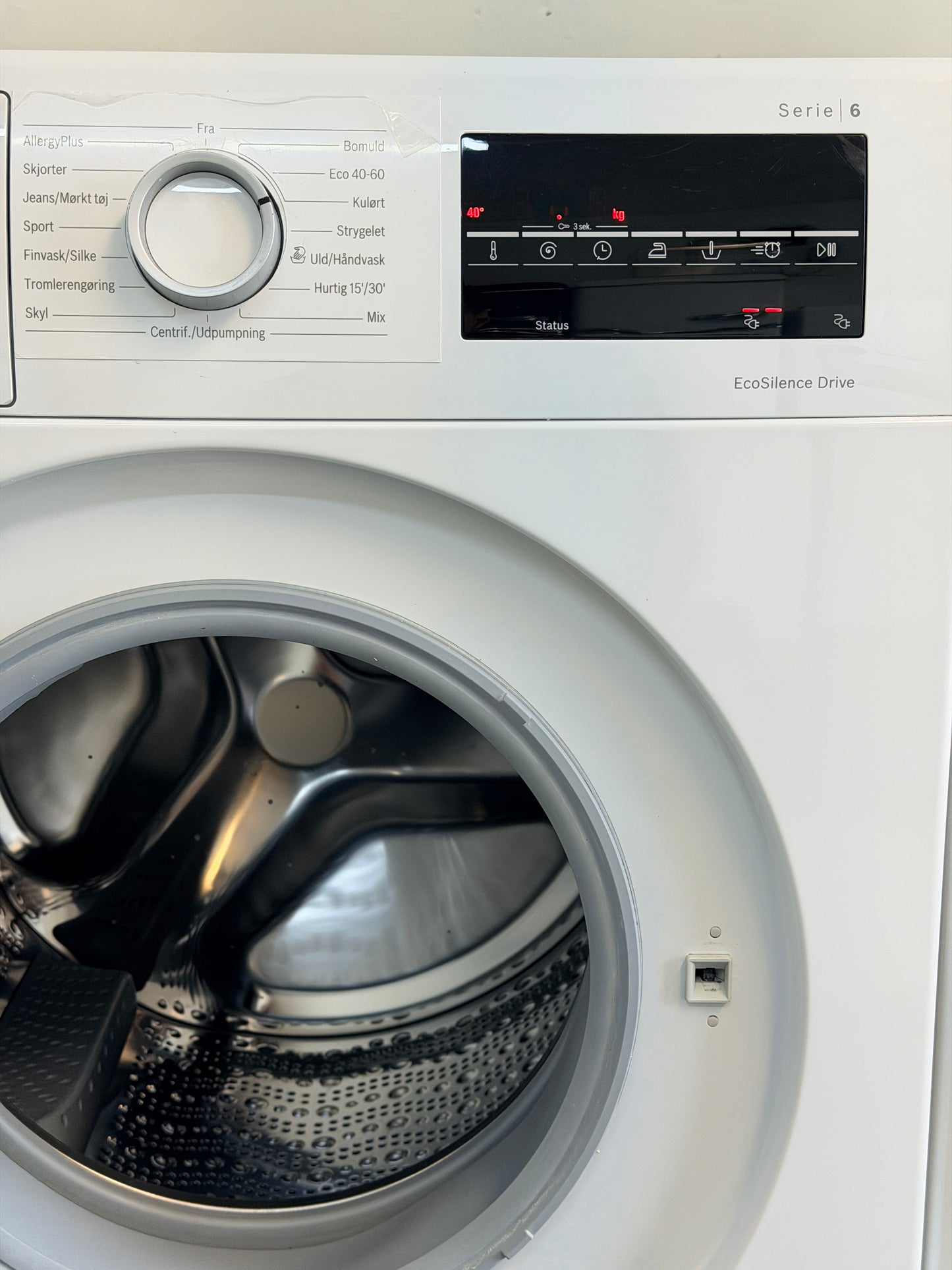 Bosch S6 tvättmaskin