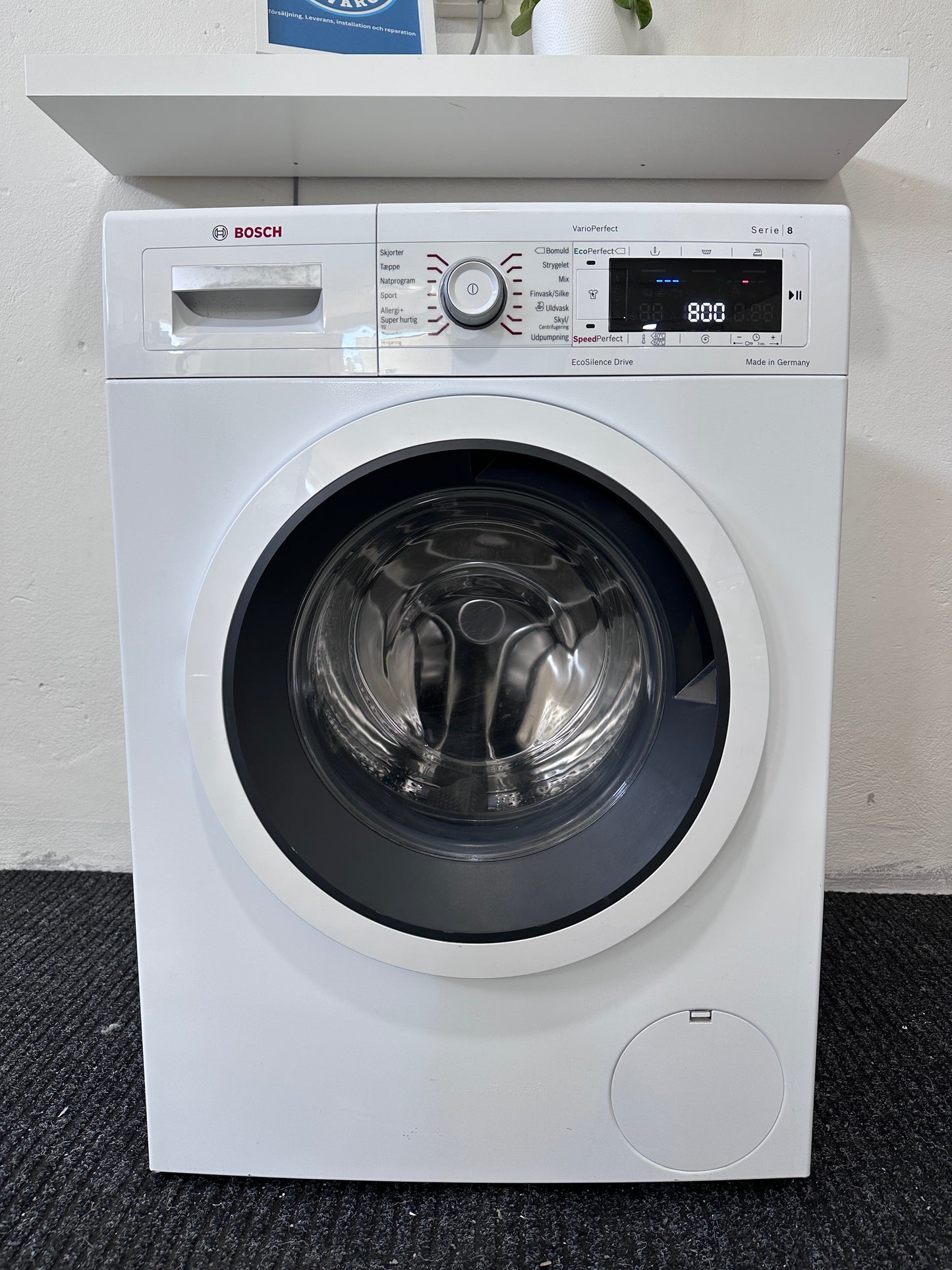 Bosch Serie 8 tvätt och tork maskiner
