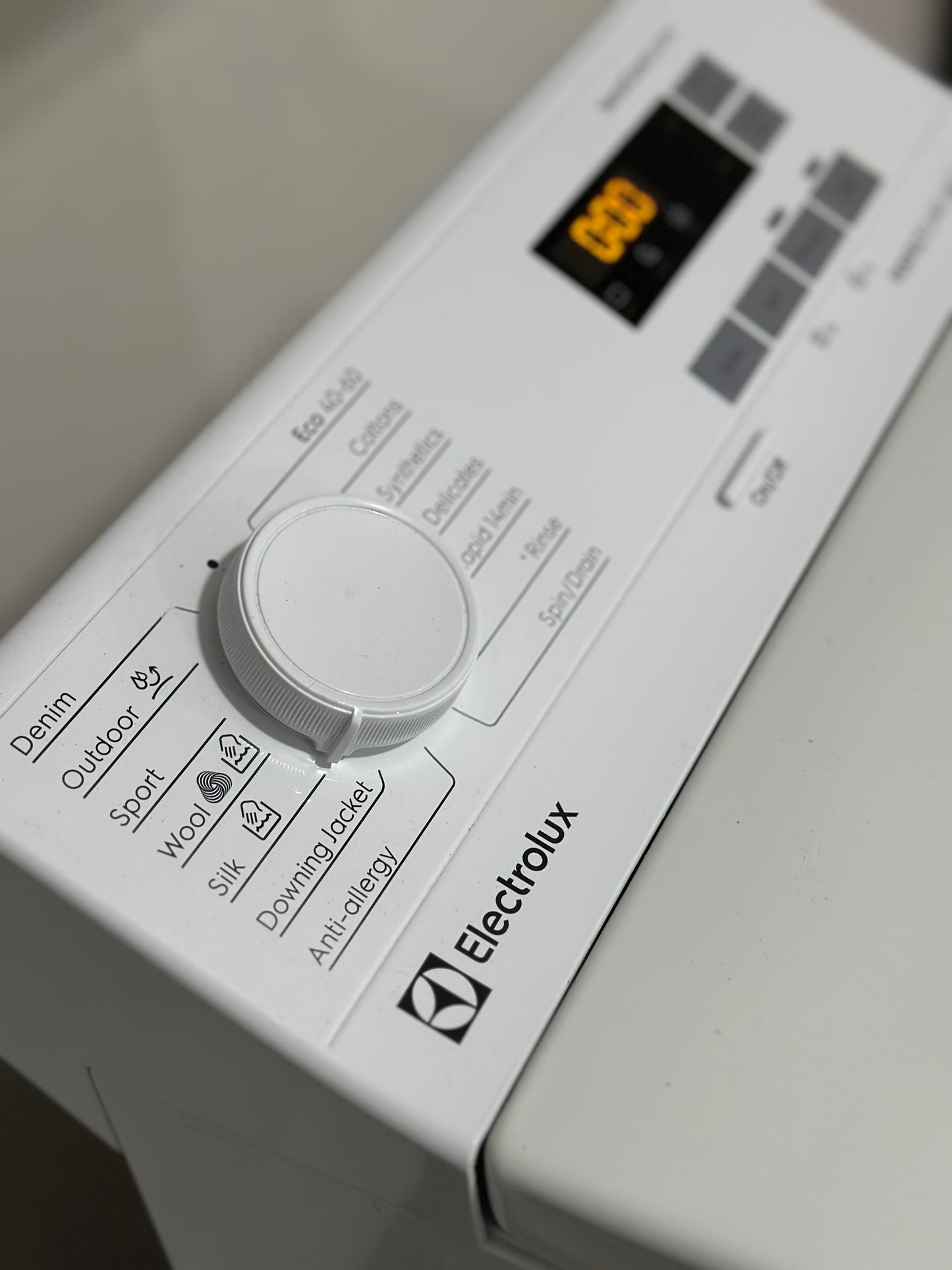 Electrolux toppmatad tvättmaskin
