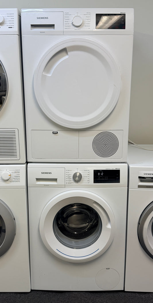Siemens  Tvättmaskin + Torktumlare iQ300