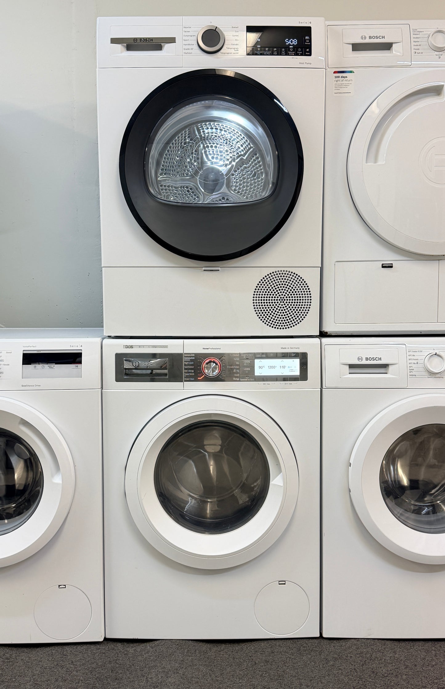 Bosch Serie 6 tvättmaskin och torktumlare
