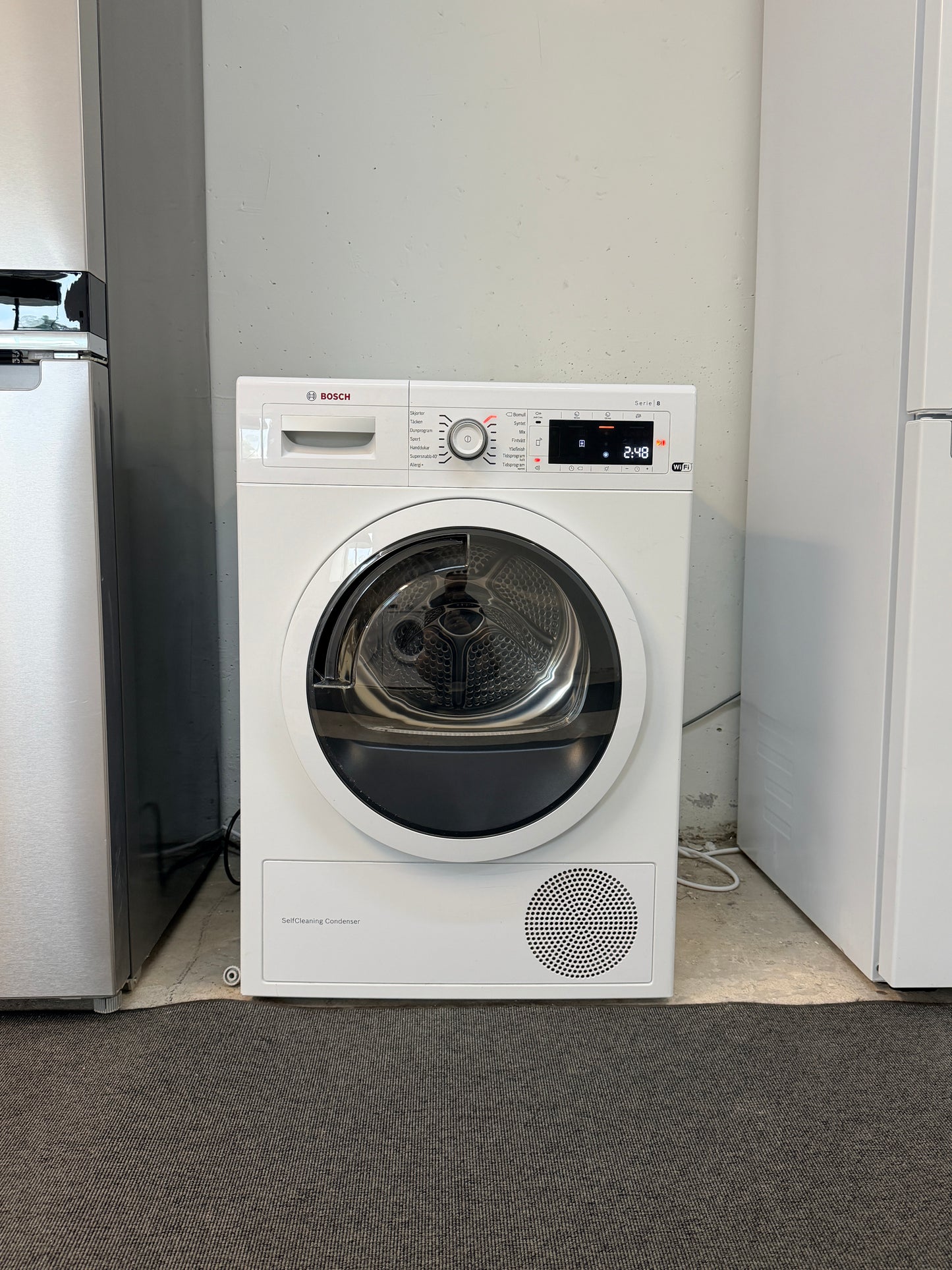 Bosch S8 torktumlare med WiFi